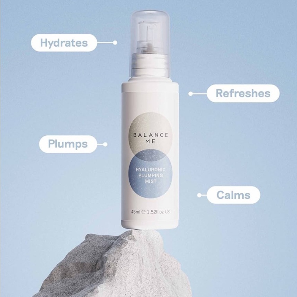 NWT Balance Me Hyaluronic Plumping Mist Face Toner - Picture 2 of 4